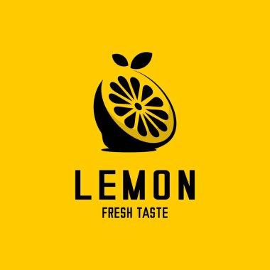 vektör tasarımı düz limon meyvesi 