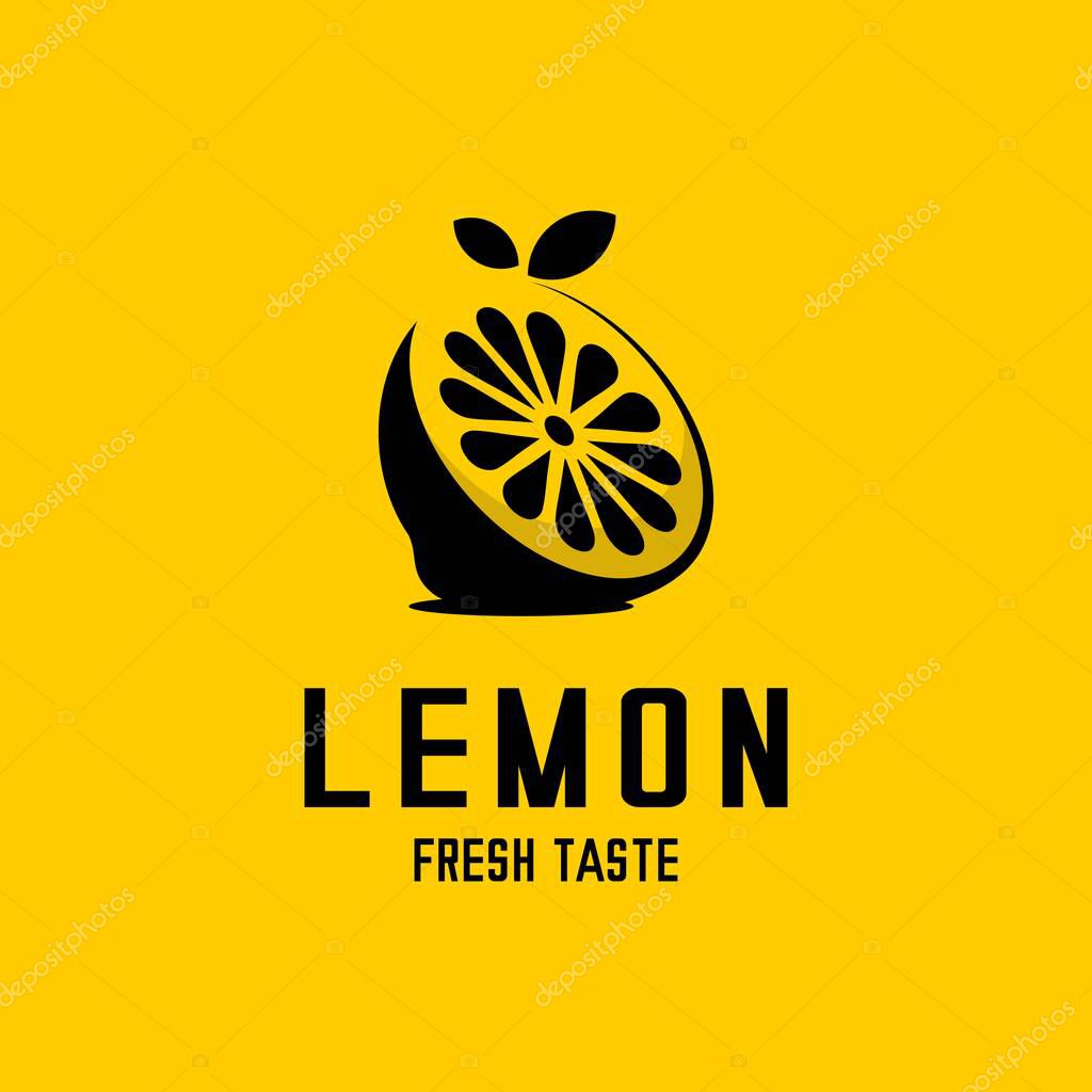 Vector design flat lemon fruit