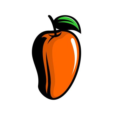 taze mango meyvesi illüstrasyon vektörü