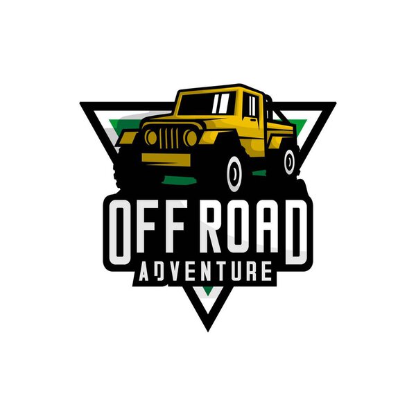 Вектор дизайна внедорожника, экстремальный спортивный автомобиль на белом фоне