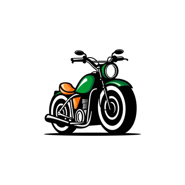 Motocicleta Vetor Motociclista Comunidade Vetor Fundo Branco —  Vetores de Stock