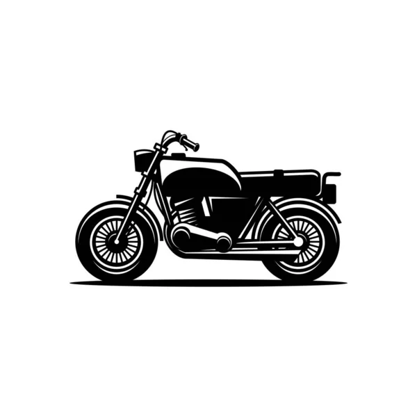 Vector Motocicleta Vector Comunidad Motorista Sobre Fondo Blanco — Vector de stock