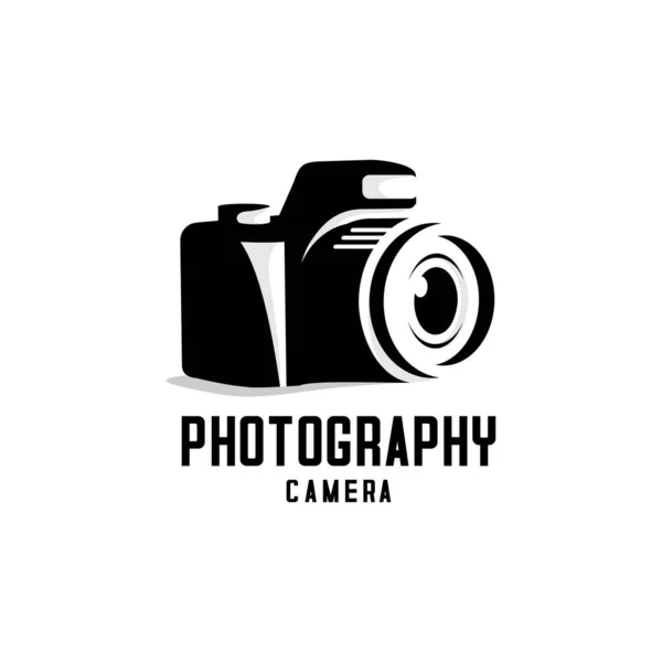 Photographie Logo Design Vecteur Caméra Vecteur — Image vectorielle