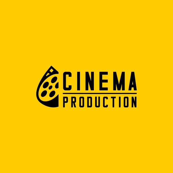 Vettore Bobina Film Vettore Cinema — Vettoriale Stock