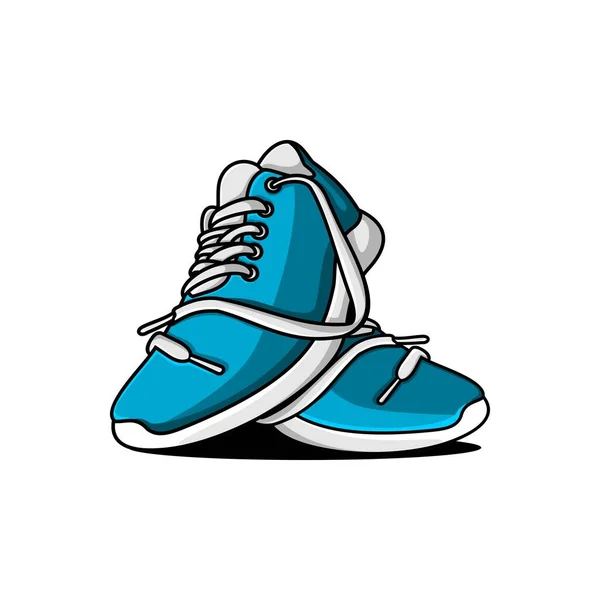 Взуття Векторний Дизайн Взуття Логотипів — стоковий вектор
