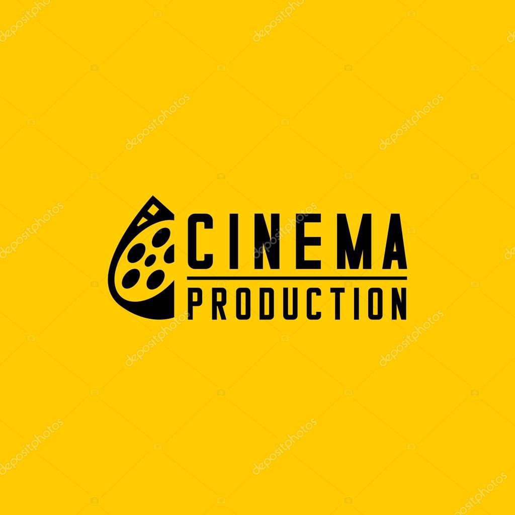 Film reel vector, cinema vector