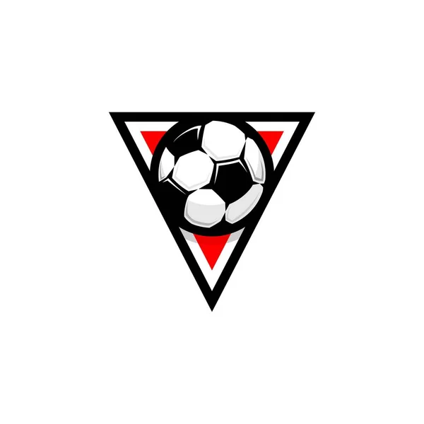 Vector Illustration Football Club Ball Vector — Stok Vektör