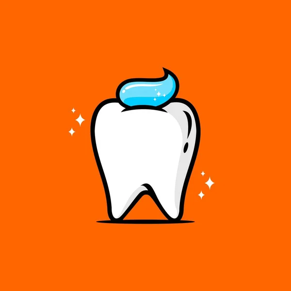 Wektor Projektowania Zębów Zdrowia Zębów — Wektor stockowy