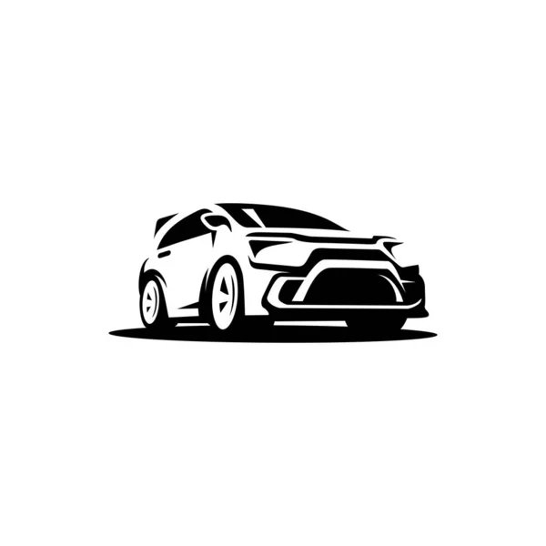Διάνυσμα Σπορ Αυτοκίνητο Σχεδιασμό Λευκό Φόντο — Διανυσματικό Αρχείο