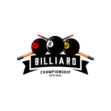 Bilardo topu ve logo