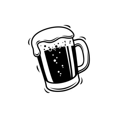 Bir bardak bira tasarımı. 