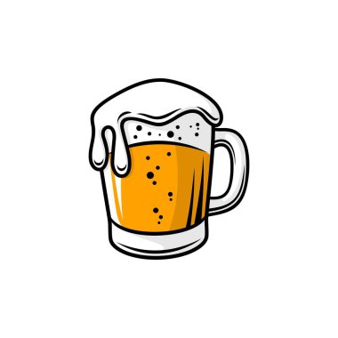 Bir bardak bira tasarımı. 