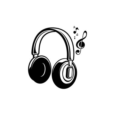 kulaklıklar ve müzik aletleri