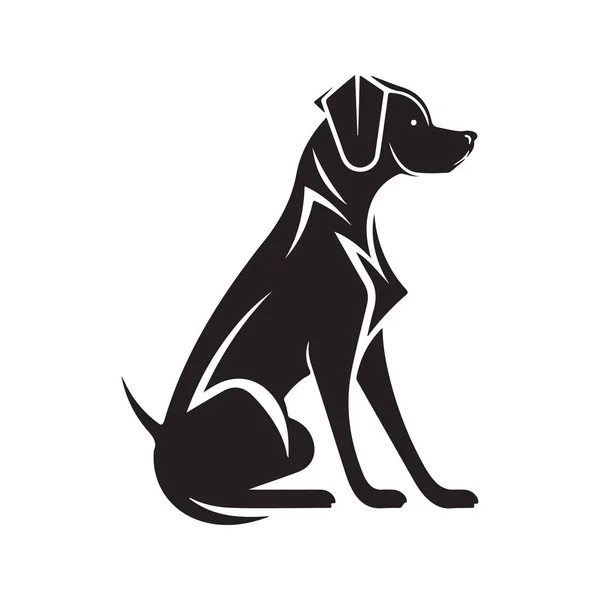Pies Wektor Koncepcja Sztuki Cyfrowej Ręcznie Rysowane Ilustracja — Wektor stockowy
