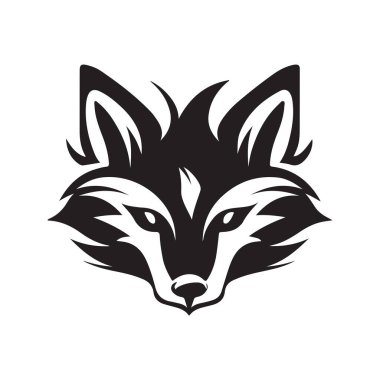 Fox, vektör konsepti dijital sanat, el çizimi illüstrasyon