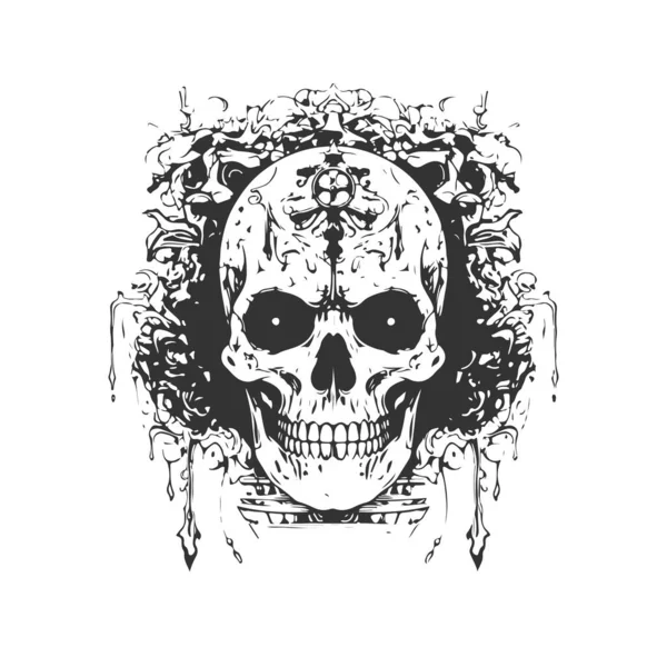 Принц Кривавого Попелу Вінтажний Логотип Лінії Мистецтва Концепція Чорно Білий — стоковий вектор