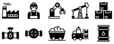 Sanayi Simgesi Üretim ve Üretim İçin Sağlam Stil Koleksiyonunu Ayarladı