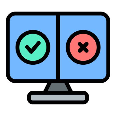 Düz Satır Rengi Biçiminde A / B Simge Deneyi ve İyimserleştirmesi.