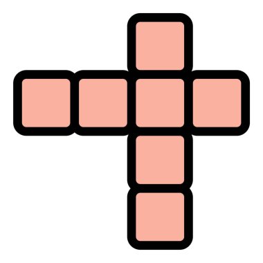 Kelime oyunlarını, kelime dağarcığını ve dil öğrenmeyi temsil eden düz çizgi biçiminde Scrabble simgesi eğitim eğlence ve bulmaca kavramları için idealdir..