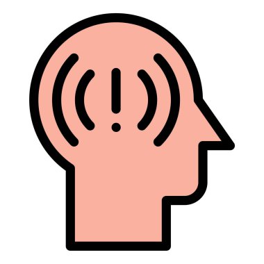 Düz çizgide farkındalık simgesi, içgözlem farkındalığı ve zihinsel sağlık için kişisel gelişim ideallerini ve duygusal zeka kavramlarını temsil eder..