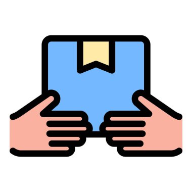 Bağımsız olarak sipariş toplama sürecini temsil eden, restoranlar, perakende mağazaları ve e-ticaret hizmetleri için uygun Self-pick-up simgesi.