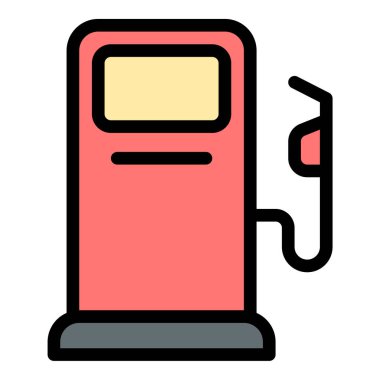 Benzin doldurma, seyahat uygulamaları ve seyrüsefer hizmetleri için uygun benzini temsil eden benzinlik resmi.