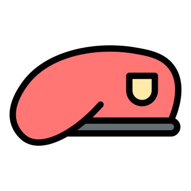 Askeri, taktik ve savunmayla ilgili projeler için uygun askeri güç ve rütbeyi temsil eden düz çizgi resmi.