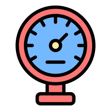 Ölçüm, otomotiv ve endüstriyel projeler için uygun ölçüm ve izleme araçlarını temsil eden düz çizgi çizgisi çizimi