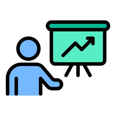 Planlama ve hedef başarısını temsil eden, liderlik, koçluk ve profesyonel kalkınma projelerine uygun strateji ikonu düz çizgi çizimi çizimi