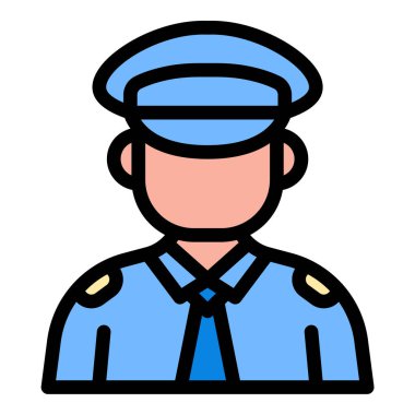 Koruma ve izleme hizmetlerini temsil eden, güvenlik yönetimi, etkinlik güvenliği ve tesis izleme projeleri için uygun, düz çizgi biçiminde ikon çizimi