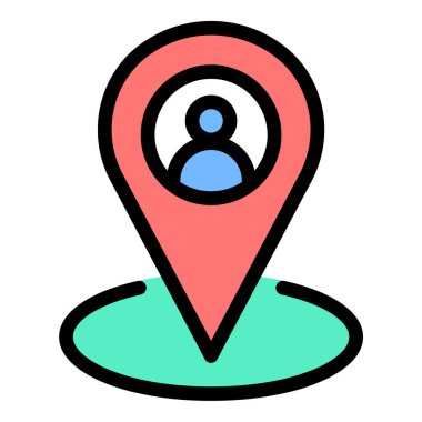 Vatandaşlık simgesi düz çizgi tarzı illüstrasyon, yasal süreçler yoluyla kazanılmış vatandaşlığı, göçmenlik hizmetleri, hükümet programları ve sivil bütünleşme projeleri için uygundur.