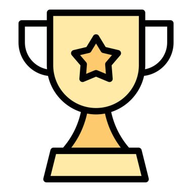 Ödül törenlerine uygun başarı ve tanınmayı temsil eden düz çizgi resmi başarı takibi ve rekabetçi etkinlik projeleri