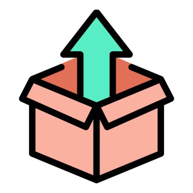 Stratejik planlama ve yönetim sunumları için uygun kurumsal rehberliği temsil eden iş yönetimi ikonu düz çizgi stil illüstrasyonu iş geliştirme ve organizasyonel büyüme projesi