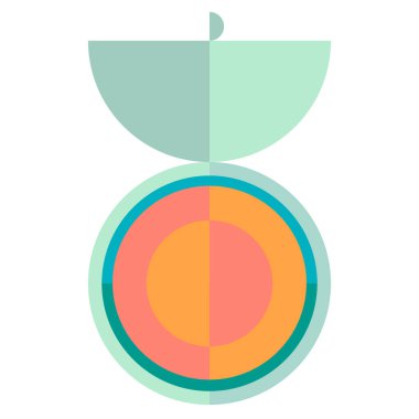 Soyut geometrik konserve ton balığı. Modern moda vektör çizimi. Yaratıcı minimum kompozisyon. Bauhaus moda tarzında parlak tasarım ögesi.