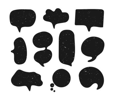 Boş konuşma balonu toplama şablonu