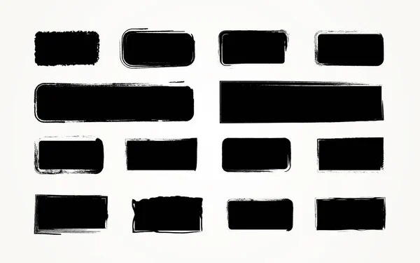 Grunge kare arkaplan şekilleri kümesi