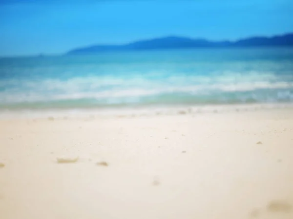 Морской Песок Небо Летний День Фон Украшение Морского Неба Солнца — стоковое фото