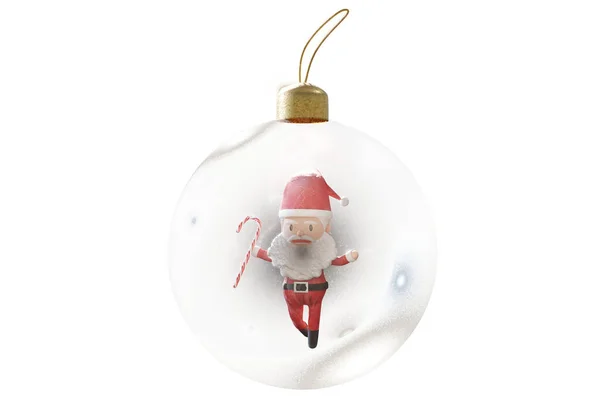 Ilustración Bola Adornos Navidad Set Bolas Navidad Vidrio Transparente Concepto —  Fotos de Stock
