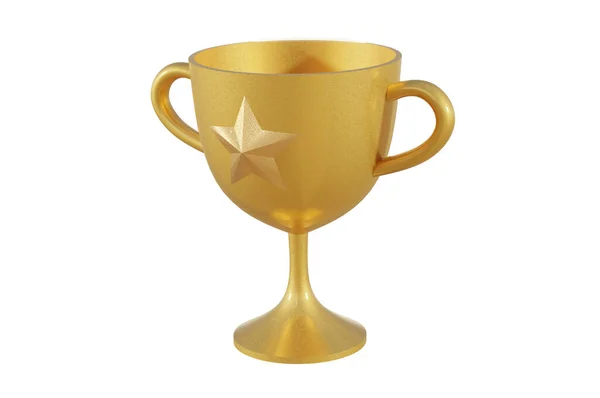 Illustration Vinnare Guld Trophy Ikon — Stockfoto