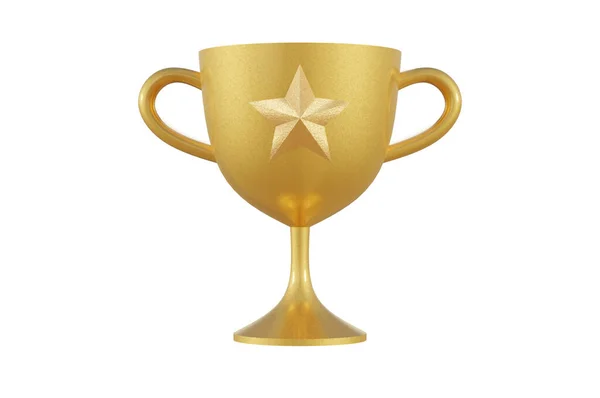 Illustration Gewinner Gold Trophy Icon — Stockfoto