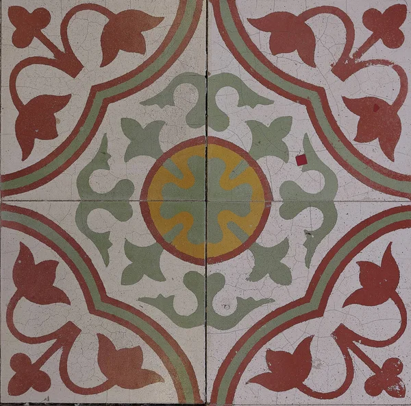 Retro Floor tiles , porcelain ceramic tile , geometric pattern for surface and floor .