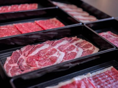 Wagyu Biftek Dilimleri Mükemmel Mermerli