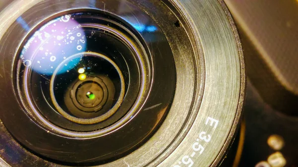 Тарн Франція Circa 2016 Крупний Вигляд Оптичної Єктива Японської Дзеркальної — стокове фото