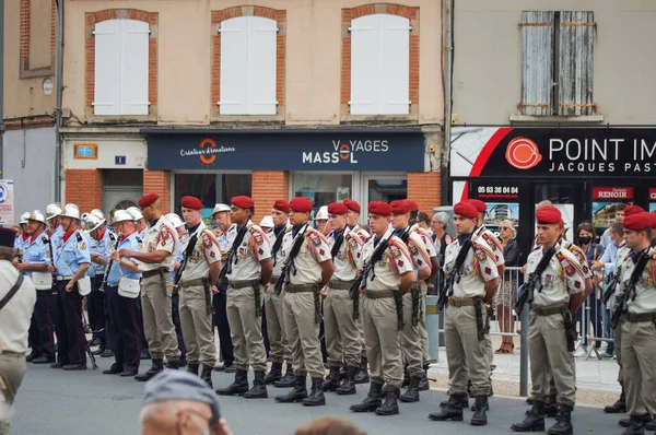 stock image Toulouse, France - May 8, 2023 : outdoor procession of celebrating Victory Day