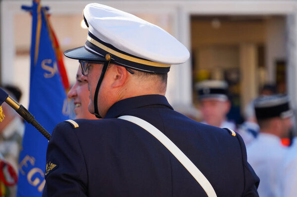 Тулуза, Франция - 8 мая 2023 года: шествие под открытым небом в честь Дня Победы