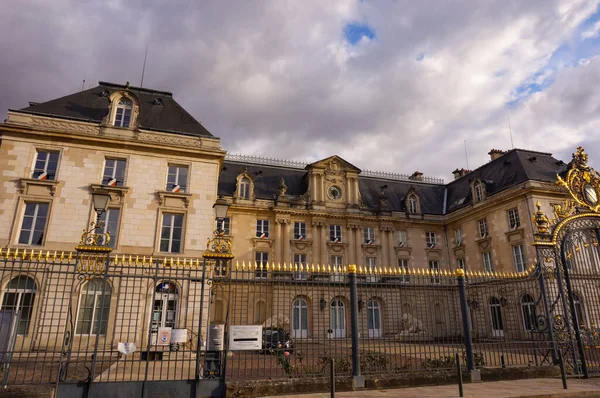Troyes França Setembro 2020 Departamento Prefeitura Aube Situado Num Palácio — Fotografia de Stock