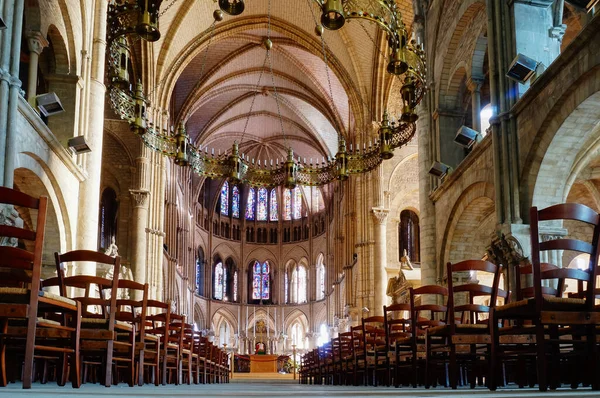Вид Дивовижний Старовинний Інтер Церкви Європейському Місті — стокове фото