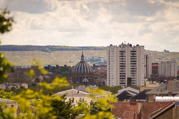 Weitreichender Blick Vom Entfernten Saint Nicaise Auf Die Wohnviertel Saint — Stockfoto