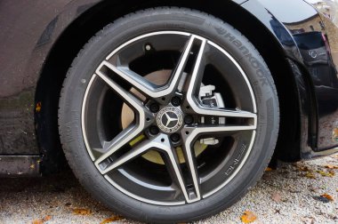 araba jant ve lastik, yakın görüş, otomobil konsepti