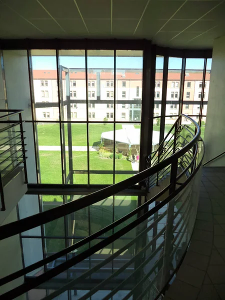Albi France Juillet 2015 Escalier Mezzanine Intérieur Institut Universitaire National — Photo